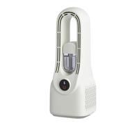 SueaLe Ventilateur brumisateur alimenté par batterie avec sortie, White