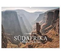Südafrika / Landschaften & Tiere / Christian Heeb (Wandkalender 2026 DIN A2 quer), CALVENDO Monatskalender: Landschaften und Tiere Südafrikas