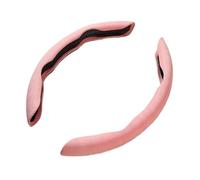 Suède 38 Cm pour Couvre Survol Volant Universal Car Décoration Protection Antidérapante Volant Protecteur Volant(Rose)