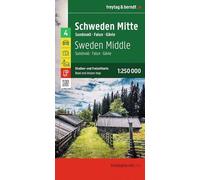 Collectif – Carte routière n°4 : Suède Centrale (Sundsvall, Falun, Gävle) – Broché