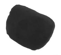 Suede Car Headrest Pillow 29x19cm Soft Neck Support(Black) | Soft suede fabric, 29x19cm size, reduces neck strain, vehicle fit, all-season comfort