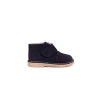 Pisamonas Suède Desert Boots Bottines Chukka À Scratch pour Enfants Taille 35 Couleur Bleu Marine
