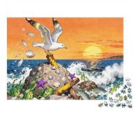 Suède Stockholm Archipelago Mouette Puzzle en Bois Imperméable Puzzles De 1000 Pièces pour Adultes Coloré De Décoration pour La Maison