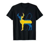 Suède Suède Sverige Nord Elk Vikings Scandinavie T-Shirt