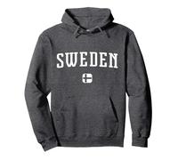Suède Sweat à Capuche, Unisexe pour Adultes, Chiné Foncé, M