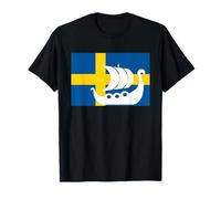Suède Viking Sverige Swedish Support Danemark Pas à Vendre T-Shirt