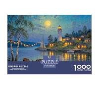 Suédois Archipel de Stockholm Midsummer Puzzle en Bois Imperméable DIY Puzzles De 1000 Pièces pour Adultes Défi Et Casse-tête De Décoration pour La Maison