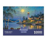 Suédois Archipel de Stockholm Midsummer Puzzle en Bois Imperméable Puzzles De 1000 Pièces pour Adultes Cadeaux Impossible Jeux Éducatifs