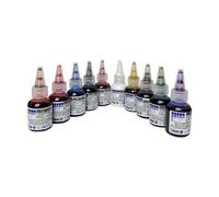 SÜDOR Vitrail Kit de peinture en verre à séchage rapide pour la décoration décorative. Verre trempé (10 couleurs x 25 ml)