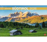 Südtirol Globetrotter Kalender 2026 - Von romantischen Tälern und schroffer Bergwelt: Alto Adige in großartigen Fotos. Kalender XL mit stimmungsvollen Aufnahmen Südtirols. Großer Wandkalender 2026.