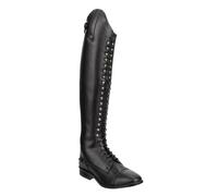 Suedwind Bottes de dressage Legacy Venado Vegan, noir avec laçage polo H 44 - M (38-40)