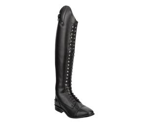 Suedwind Bottes de dressage Legacy Venado Vegan, noir avec laçage polo H 46 - M (38-40)