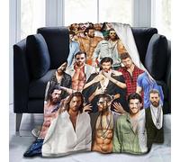 Suehome Can Yaman Couverture polaire douce et confortable en laine pour canapé, bureau, voiture, camping, yoga, voyage, décoration d'intérieur, couverture de plage en peluche