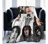 Suehome Finn Wolfhard Couverture polaire en laine douce et confortable pour canapé, bureau, voiture, camping, yoga, voyage, décoration d'intérieur, couverture de plage en peluche