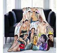 Suehome Jacob Elordi Couverture polaire en laine douce et confortable pour canapé, bureau, voiture, camping, yoga, voyage, décoration de la maison, couverture de plage, cadeau