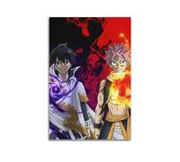 SUEJGUSJLU Fairy Tail Poster manga décoratif sur toile - Impression d'art moderne pour chambre à coucher - 20 x 30 cm