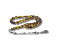 Sükrü Baba 33 Chapelet de prière islamique Tesbih fait à la main Faturan Misbaha Amber Prayerbeads Bakalite Tasbeeh Tasbih Turkish Kehribar Ambre naturel Ay Yildiz Türkiye Osmanli