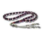 Sükrü Baba 33 Chapelet de prière islamique Tesbih fait à la main Faturan Misbaha Amber Prayerbeads Bakalite Tasbeeh Tasbih Turkish Kehribar Ambre naturel Ay Yildiz Türkiye Osmanli