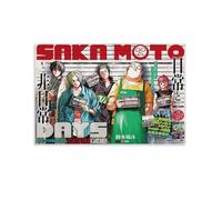 SUELEY Sakamoto Days Poster 10 impressions sur toile - Décoration murale - Affiches d'œuvres d'art - 30 x 45 cm