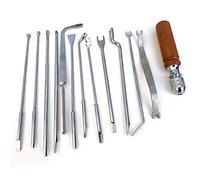 Sueooudh Cke Lot de 13 outils de tuning pour piano avec clé d'accordage