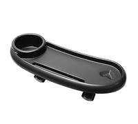 SUEOUX Plateau à goûter pour poussette avec porte-gobelet 3 en 1 universel - Plateau alimentaire réutilisable pour poussette - Porte-gobelet multifonction avec plateau à goûter pour accessoires de