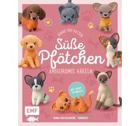 Süße Pfötchen - Hunde und Katzen als Amigurumis häkeln: 15 zuckersüße Projekte für Hundefreund*innen und Katzenliebhaber*innen - mit Video-Tutorials zu allen Häkelgrundlagen