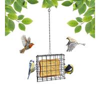 Suet Feeder - Weather Resistant Bird Food Holder, Hanging Wild Station, Protective Animal Barrier Design, Long Lasting Garden Accessory | Outdoor Nature Viewing, Woodpecker Feeding, Patio Lawn Decor