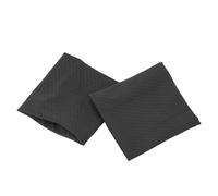 Sueur de Bracelet de Soie de Glace, Bracelet de Refroidissement D'accessoires, Bandeau Doux de Poignet de 2PCS pour le Camping (Noir)