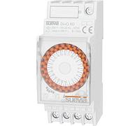 Suevia Interrupteur horaire pour Rail Tension de Fonctionnement: 230 V/AC Dino RD 1 inverseur (RT) 16 A 250 V/AC Programme Quotidien