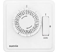 Suevia SU280439 Programmateur horaire pour montage encastré analogique programme hebdomadaire 1200 W