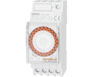 Suevia SU292032 Interrupteur horaire pour rail DinO RD 230 V/AC programme quotidien