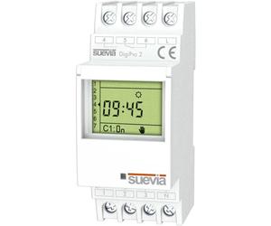 Suevia Zeitschaltuhr DigiPro 2 2 Wechsler Max. 16 A 250 V/AC