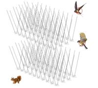 SUFANG Pic Anti-Pigeon en Acier Inoxydable 25cm x 8 Pièces Pique Anti-Oiseaux Pics Pic Anti Pigeon Inoxydable Piques Anti-Oiseaux Pique Anti Pigeon pour Balcons Jardins de Toit (2M)