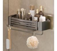 Sufdari Étagère de douche d'angle sans perçage, étanche et inoxydable, pour salle de bain, shampoing, gel douche, étagère de cuisine
