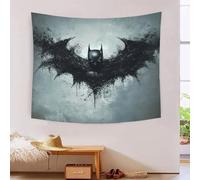 SUFFERBOW Batman 3D Effet Tapisserie Art Mural Tapisserie Murales Décoration Murale En Tissu Pour La Décoration De Chambre À Coucher, Décorations Murales, Art Mural, Nappes Tapisserie 180cmx230cm