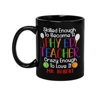 Suffisant Pour Devenir Professeur D'Éducation Physique Mug Drôle Tasse À Thé Unique Tasse À Café Cadeaux Fantaisie Pour Pâques Collègue Bureau 330Ml