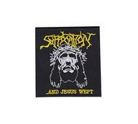 Suffocation And Jesus Wept Brutal Tech Écusson Patch en fer brodé sur accessoire