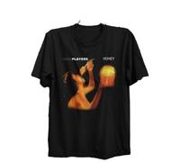 SUFFPXXYU Honey Ohio Players Sweet Sticky Thing T-Shirt Love Rollercoaster Leroy BonnerBlackS
