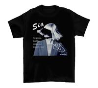 SUFFPXXYU Sia I'm Gonna Live Like Tomorrow Doesn't Exist Unisex T-Shirt Cool BlackL