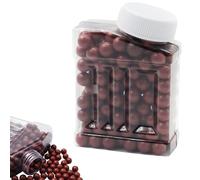 SUFFUSE Lot de 165 munitions biodégradables en argile dure de 8 mm et roulements à billes de précision en acier inoxydable, balles de munitions en bouteille de 5/16 po pour la pratique de la cible et