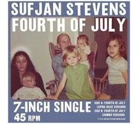 Sufjan Stevens - Fourth Of July - Red [7-Inch Single] Clear Vinyl, Red
