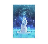 SUFOGBVG Poster Magic Kaito Kid Conan - Décoration murale moderne en métal - 50 x 75 cm