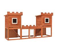 Sufrk Clapier Large d'extérieur avec Maison Double,Cabane Lapin,Grande Cage Lapin