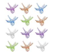 SUFUBAI Lot de 60 pinces à orchidée libellule - Jolies fleurs de vigne - Clips de support pour plantes de jardin