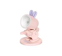 SUFUBAI Mini veilleuse de dessin animé avec base magnétique - Lampe de bureau LED portable et réglable - Protection des yeux pour la maison, le bureau, le dortoir, la chambre de fille et garçon