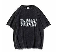 Suga D Day Merchandise T-Shirt À Manches Courtes Min Yoon Gi Agust D Vintage Retro Tee-Shirt Black 1-3XL