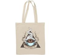 Sugar Coffee Milk The Trinity All Seeing Eye Sac fourre-tout en coton naturel Blanc