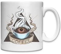 Sugar Coffee Milk The Trinity All Seeing Eye Tasse en céramique blanche