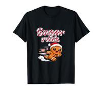 Sugar Crush Kawaii Chibi Gingerbread Speeding Art T-Shirt