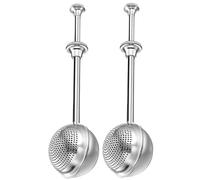 Sugar Duster - Distributeur de bâtonnet à saupoudrer pour boulanger, plumeau en acier inoxydable pour sucre en poudre | Passoire à thé avec pour enlever la poussière, shaker distributeur de farine